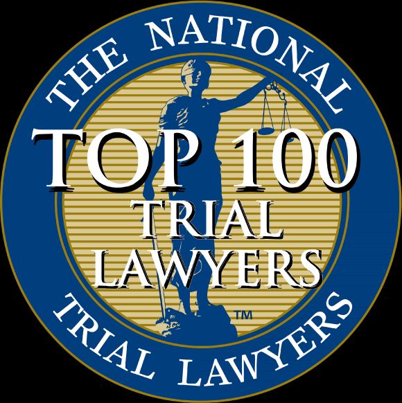 The National Top 100 Trial Lawyers Badge